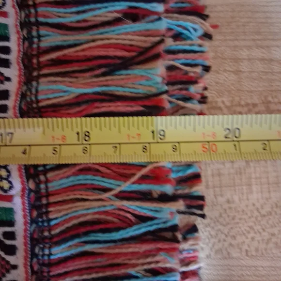 Cato Tribal Aztec Fringe Denim Skirt.  Size 16 NWT - Picture 16 of 16